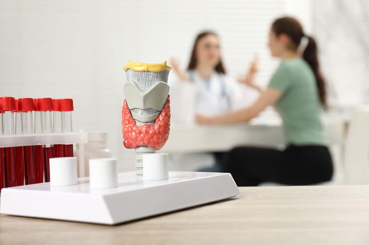 Anatomical thyroid gland model | Holistic Menus