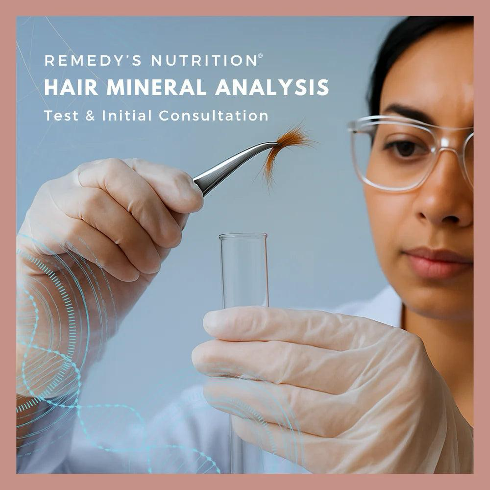 Hair mineral analysis advertisement image | Holistic Menus